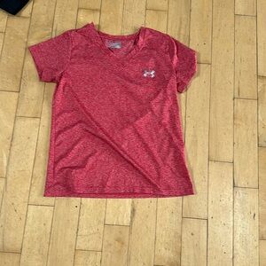 Pink under armor T-shirt